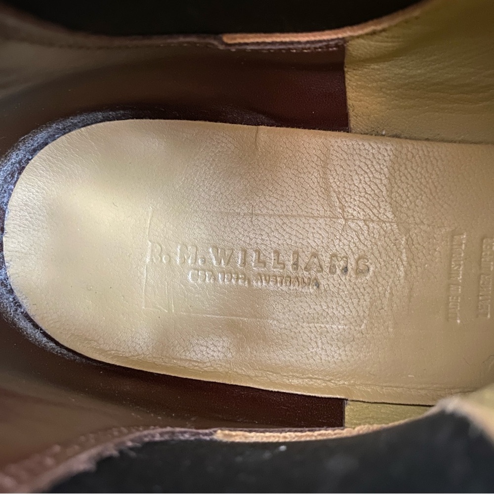 R.M. Williams Women's Brown/Tan Suede Chelsea Boots - Picture 7 of 9